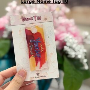 40 oz Stanley Tumbler Acrylic Nameplate Accessories H2.0 Stanley Name Tag - Big